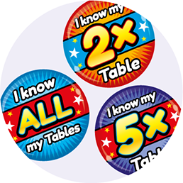 Times Tables Badges